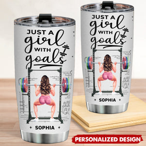 Fitness Workout Gym Motivational Gifts For Team, Her - Personalized Tumbler Cup