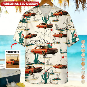 This Is How I Roll - Custom Car Photo Route 66 Vintage Hawaiian Shirt