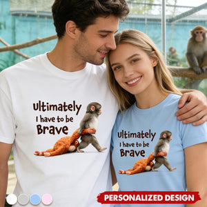 Monkey Punch Graphic - Personalized Viral Baby Monkey Shirt, Gifts For Animal Lover