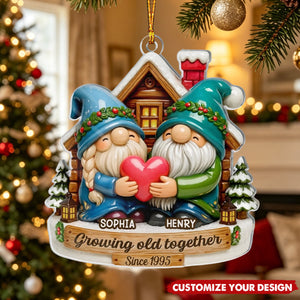 Custom Acrylic Ornament - Personalized Anniversary Christmas Wedding Gifts For Husband And Wife - Always Us, Always Love