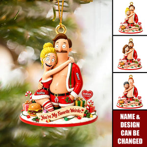 You Are My Favorite Weirdo - Personalized Acrylic Ornament
