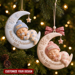 Baby's First Christmas - Personalized Acrylic Ornament