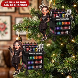 Tattoo Artist Ink Tattoo - Personalized Acrylic Ornament