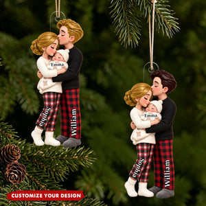 New Chapter First Christmas As Family Of Three - Christmas Tree Keepsake For New Parents