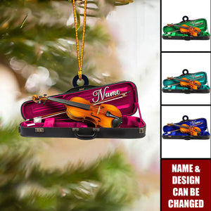 Personalized Violin Ornament, Gift For Violinist