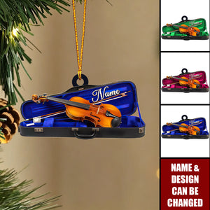 Personalized Violin Ornament, Gift For Violinist