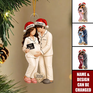 Personalized Pregnancy Christmas Ornaments, Gifts For Pregnant Women