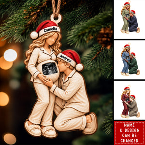Personalised Bump's First Christmas Ornament, See You In 2026 Baby's Ornament