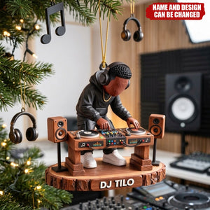 DJ Acrylic Ornament - Personalized Gifts For Christmas