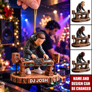 DJ Acrylic Ornament - Personalized Gifts For Christmas