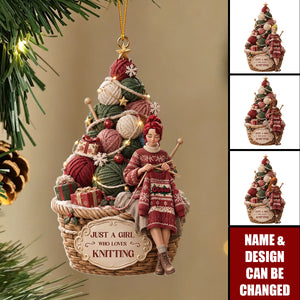 Balls Of Yarn Christmas Ornament - Personalized Gifts For Knitting Lovers