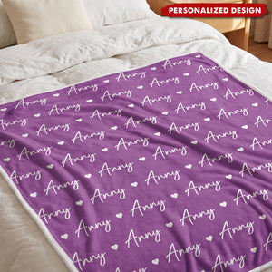 Custom Blanket - Personalized Birthday Gifts For Mom, Dad, Brother, Sister