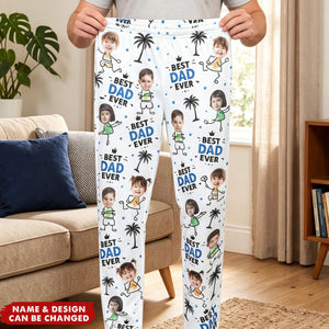 Father's Day Gifts, Best Dad Ever New Version Father's Day Gift For Dad, Husband, Grandpa - Personalized Lounge Pants