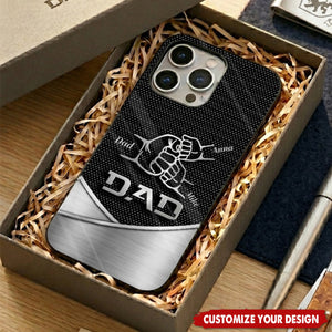 Dad The Man The Myth The Legend First Bump - Personalized Father Full Print Phone Case