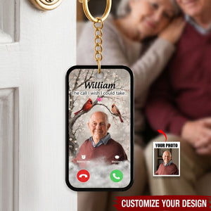 Cardinals The Call I Wish I Could Take - Personalized Acrylic Keychain