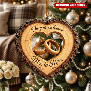 Together Forever Couple Anniversary Plaque - Personalized Acrylic Ornament