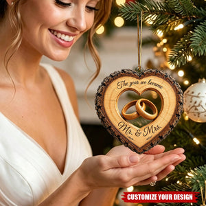 Together Forever Couple Anniversary Plaque - Personalized Acrylic Ornament