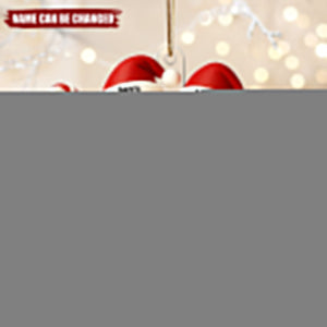 Gingerbread Family Holiday Delight Personalized Acrylic Ornament, Christmas Tree Decor, Family Ornament