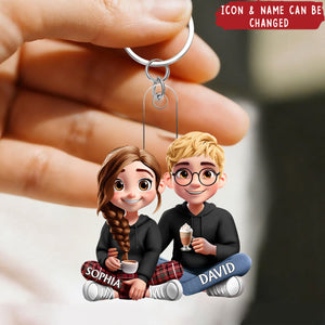 Couple Choose You To Be My Husband - Personalized Acrylic Keychain