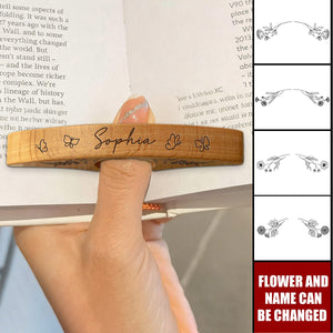 Birth Flowers - Personalized Book Page Holder