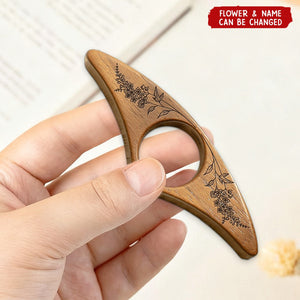 Birth Flowers - Personalized Book Page Holder