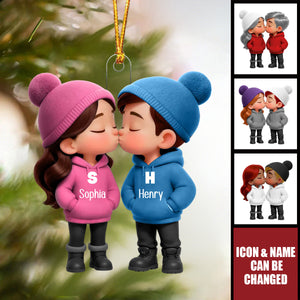 Christmas Gift For Him For Her - Personalized Acrylic Ornament
