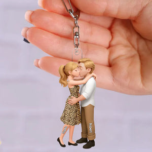 Together We Build Forever - Personalized Acrylic Keychain