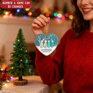 Besties Forever - Personalized Ceramic Ornament - Friendship Gift, Christmas Gift For Best Friends