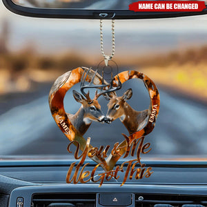 You & Me We Got This - Personalized Hunting Car Ornament