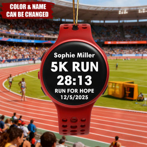 Running Watch - Personalized Acrylic Ornament