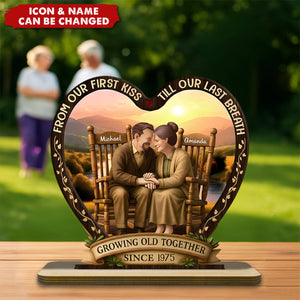 Custom 2-Layered Wooden Plaque - Anniversary Wedding Gifts For Husband And Wife, Him And Her - Always Been You