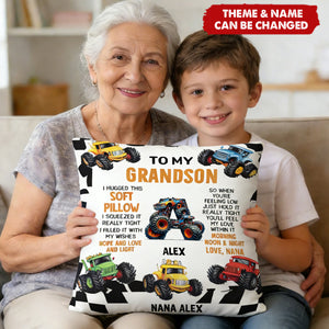 Kid Alphabet Hug This - Personalized Pillow