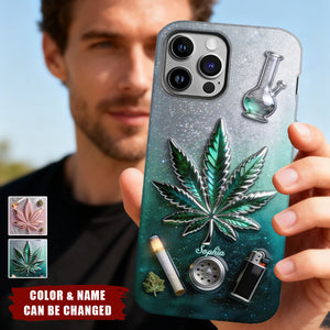 Magic Leaf - Personalized Weed Full Print Phone Case