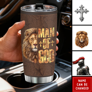 A Man Of God - Personalized Tumbler Cup