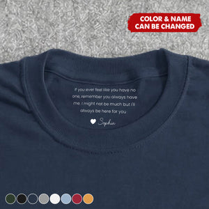 Remember I Love You Gift For Her Gift For Him - Personalized Shirt