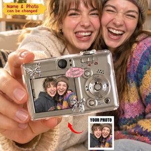 Custom Vintage Photo Fridge Magnet - Personalized Couple Photo Magnet