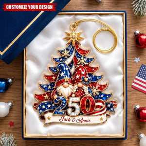 Lovely Couple Acrylic Ornament - Personalized Christmas Gifts For Couples