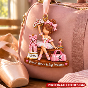 Personalized Acrylic Ballet Ornament, Gift For Ballet Lovers
