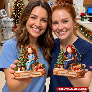 Personalized Nurse On Duty Ornament - Custom Christmas Gift For Nurses