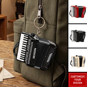 Custom Acrylic Accordion Keychain, Musician Gift for Accordion Players