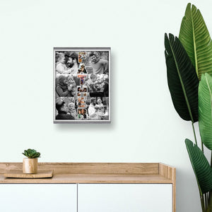 Father Art Custom Photo Collage Poster