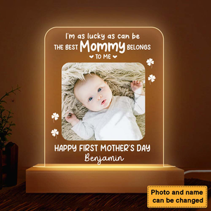 Personalized I'm As Lucky As Can Be Plaque LED Lamp Night Light 24167