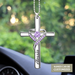 Personalized Jewelry Cross Car Hanging Ornament