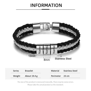 Men of Sports Style Braided Bracelet
