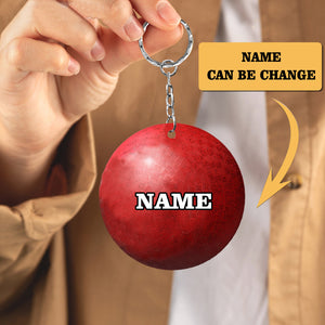 BALL KEYCHAIN, CUSTOM SHAPED FLAT KEYCHAIN, GIFT FOR BALL LOVERS