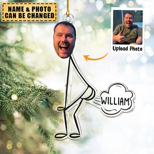 World's Greatest Farter - Personalized Acrylic Photo Ornament