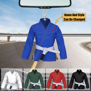 JIU JITSU UNIFORM PERSONALIZED ACRYLIC ORNAMENT