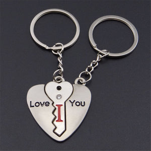 Couple Keychain Charms Love Key Ring