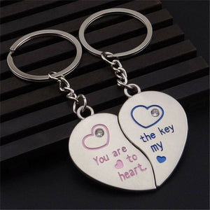 Couple Keychain Charms Love Key Ring