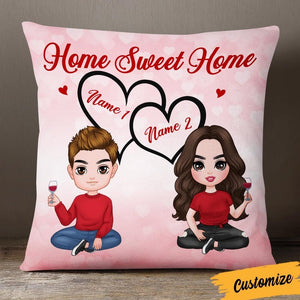 Personalized Couple Icon Pillowcase